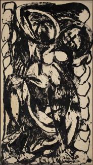Jackson Pollock, Noir et blanc numéro 5, 1952