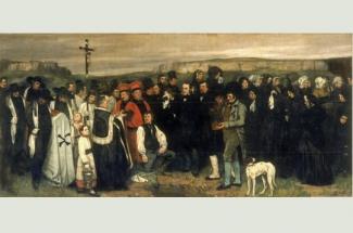 Gustave Courbet, Un Enterrement à Ornans, 1849-1950