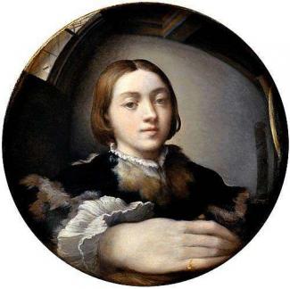 Parmesan, Autoportrait au miroir convexe, 1524