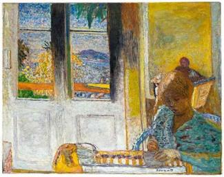 Pierre Bonnard, La porte fenêtre ou Matinée au Cannet, 1932