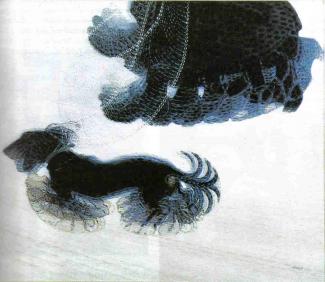 Giacomo Balla, Dynamisme d'un chien en laisse, 1912