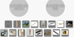 musique, cuivre, bois