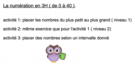 numération 3H