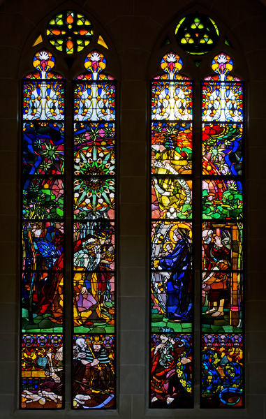 Mehoffer Józef, Glasfensterzyklus, 1895-1936, Kathedrale St. Niklaus