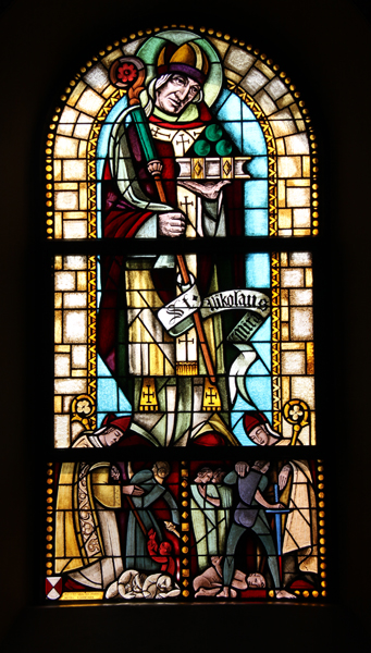 Cattani Oskar, Glasfenster, 1948, Pfarrkirche