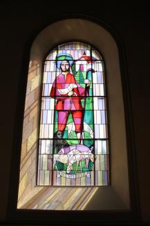 Meuwly Raymond, Glasfenster, 1963, Pfarrkirche