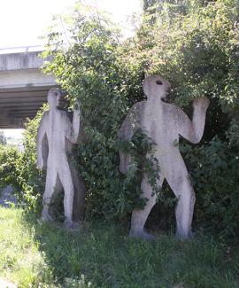 Travaglini Peter, Betonfiguren, 1990, Murtenstrasse